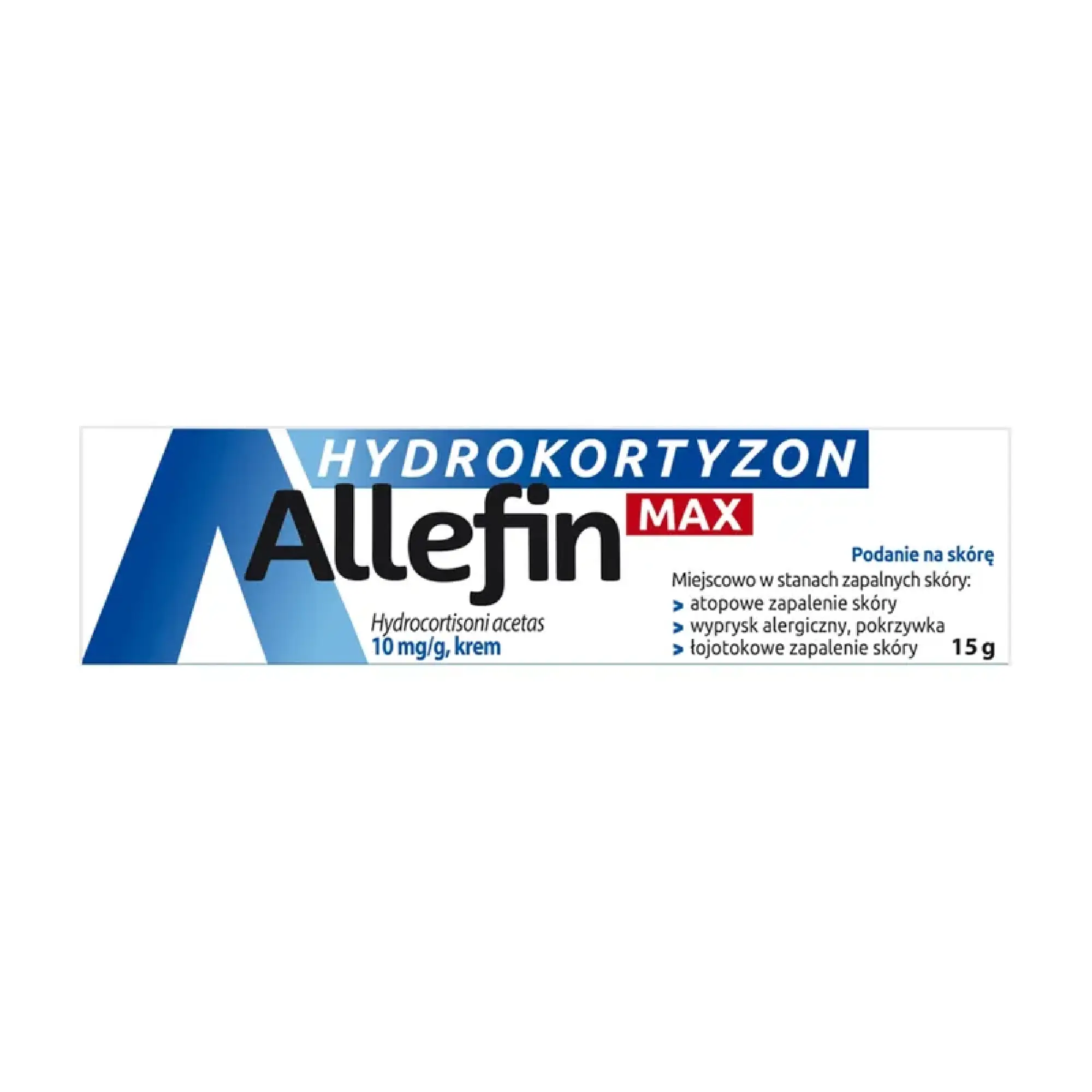 Hydrokortyzon Allefin Max 10 mg/g, krem, 15 g zdjęcie