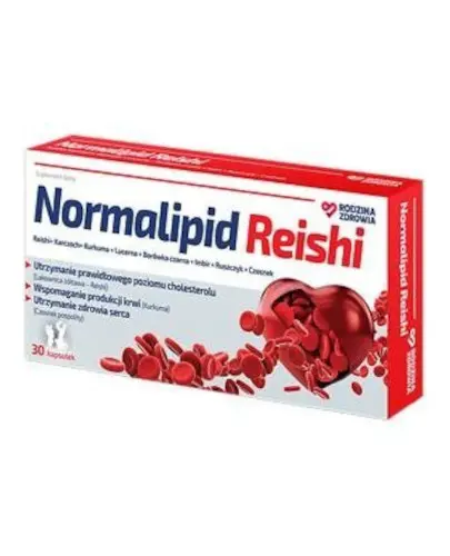 Rodzina Zdrowia Normalipid Reishi 30 kapsułek zdjęcie