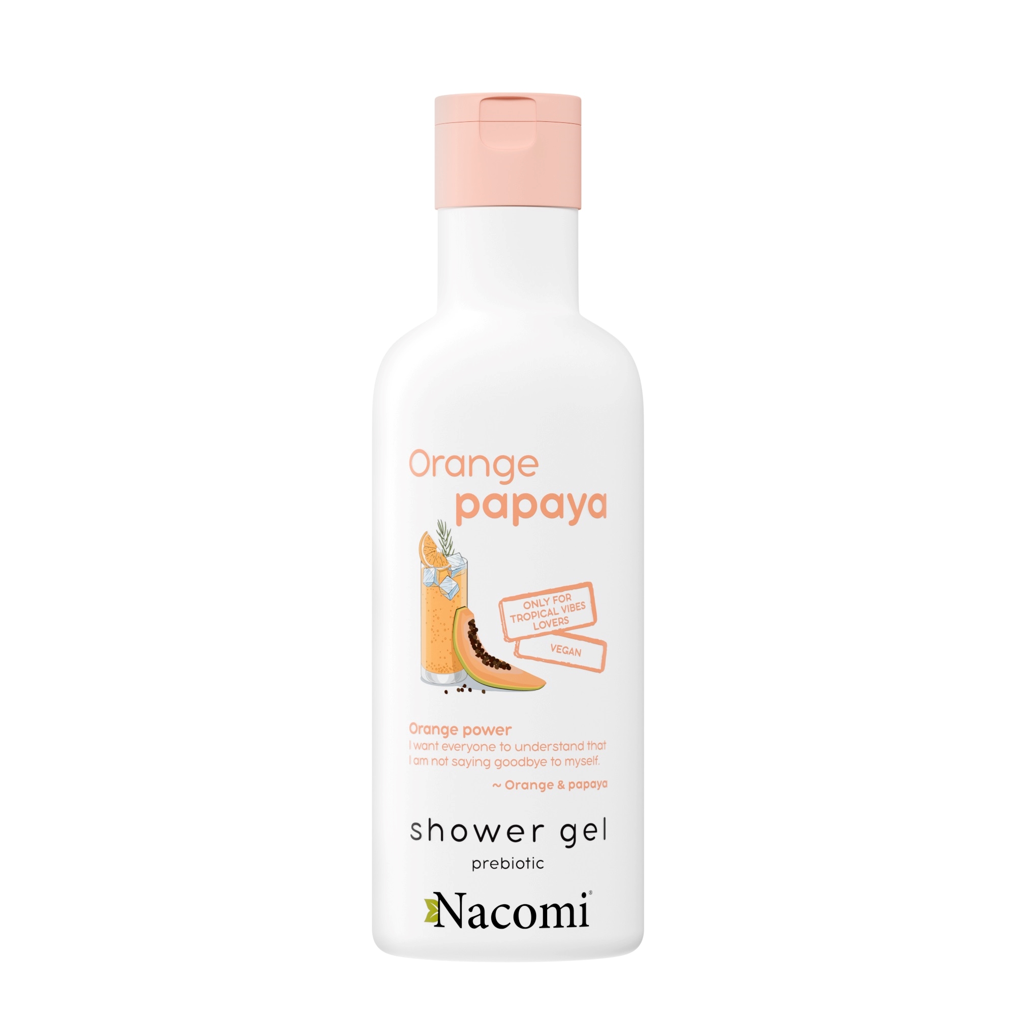 Nacomi Żel pod prysznic Pomarańcza & Papaja, 300 ml zdjęcie