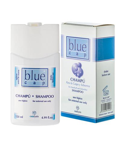 BLUE CAP Szampon. W przebiegu łuszczycy, łojotokowego zapalenia skóry oraz łupieżu, 150 ml. zdjęcie