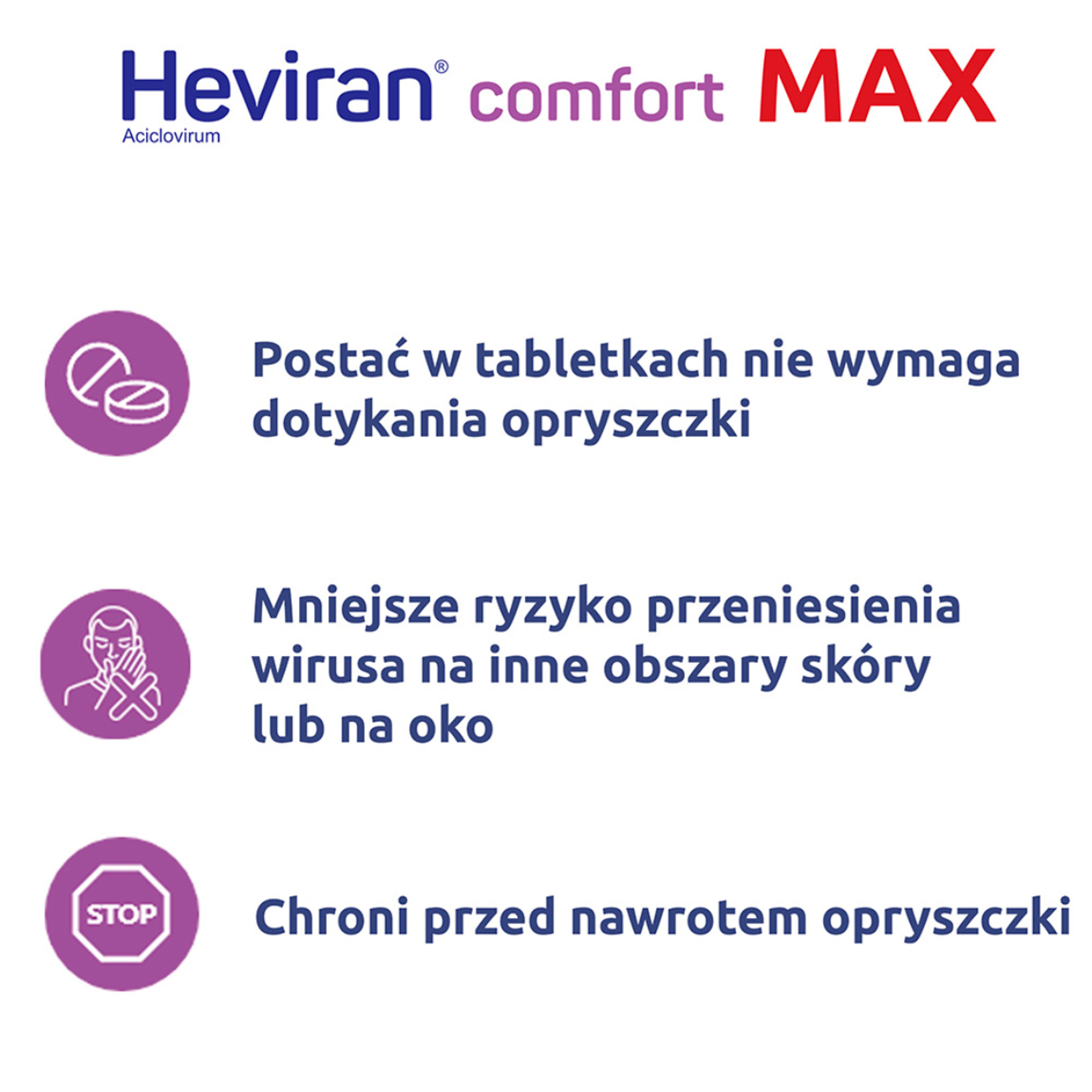 Heviran Comfort MAX 400mg 60 tabletek