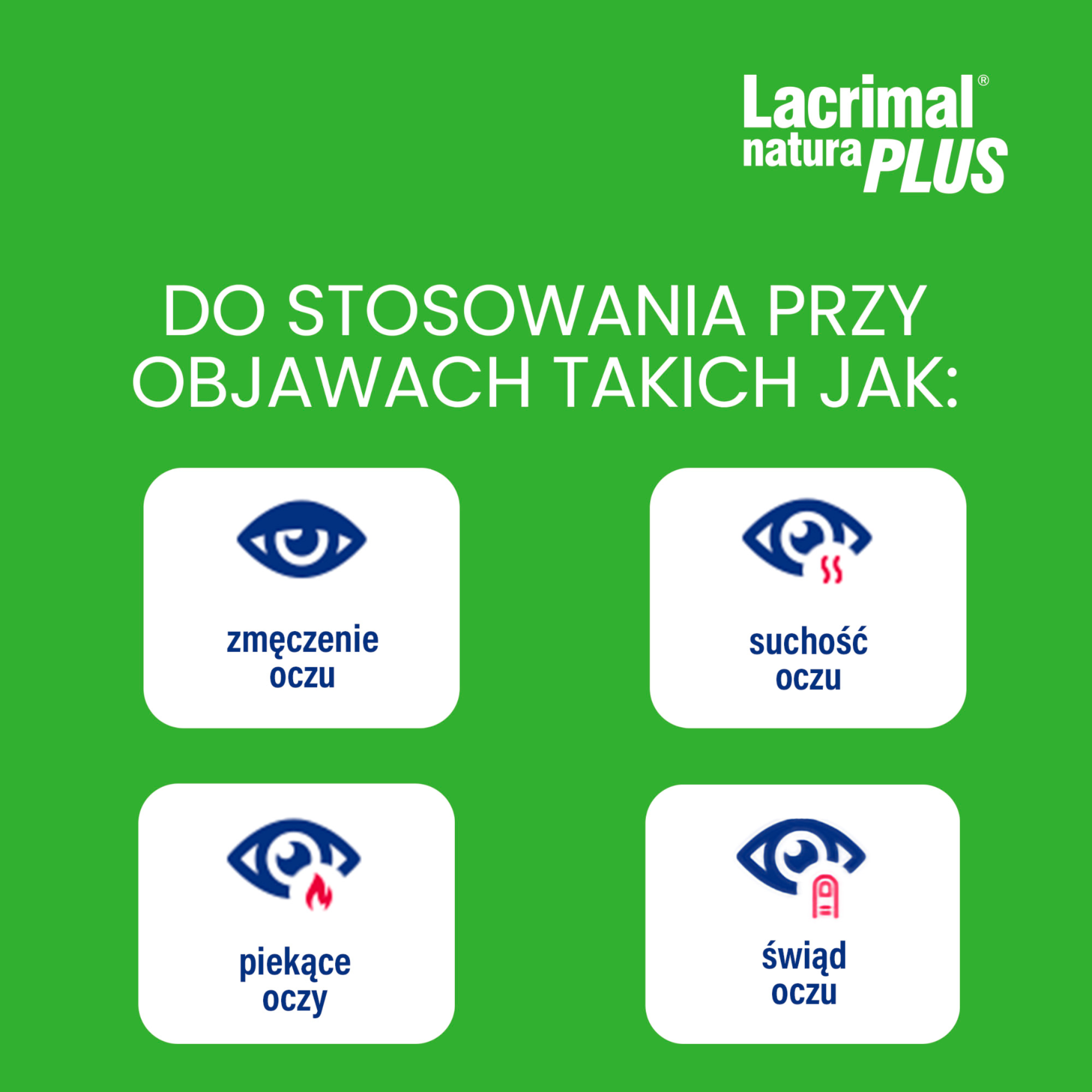 LACRIMAL NATURA PLUS Krople do oczu, 10 ml