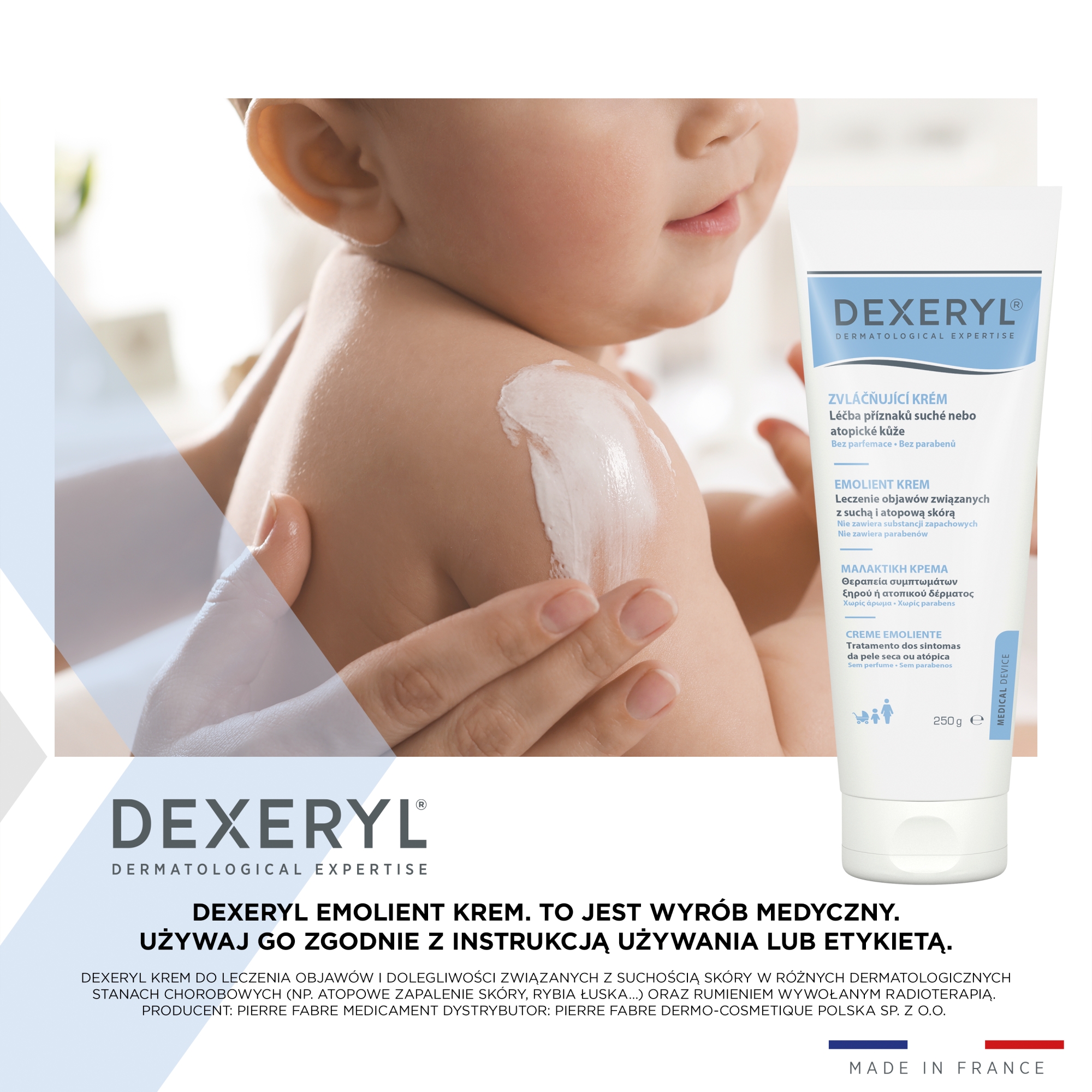 Dexeryl, emolient krem, 250 g