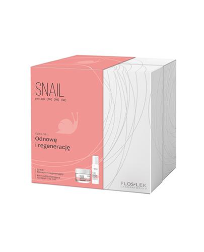 Floslek Snail Zestaw Elixir Koncentrat, 30 ml + Regenerujący Krem odbudowujący na dzień i na noc, 50 ml zdjęcie