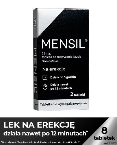 Mensil, 25 mg, tabletki do rozgryzania, żucia, 8 sztuk zdjęcie