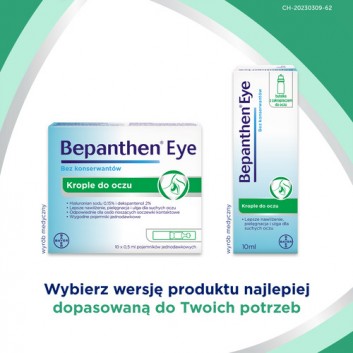 Bepanthen Eye, krople do oczu, 10 ml