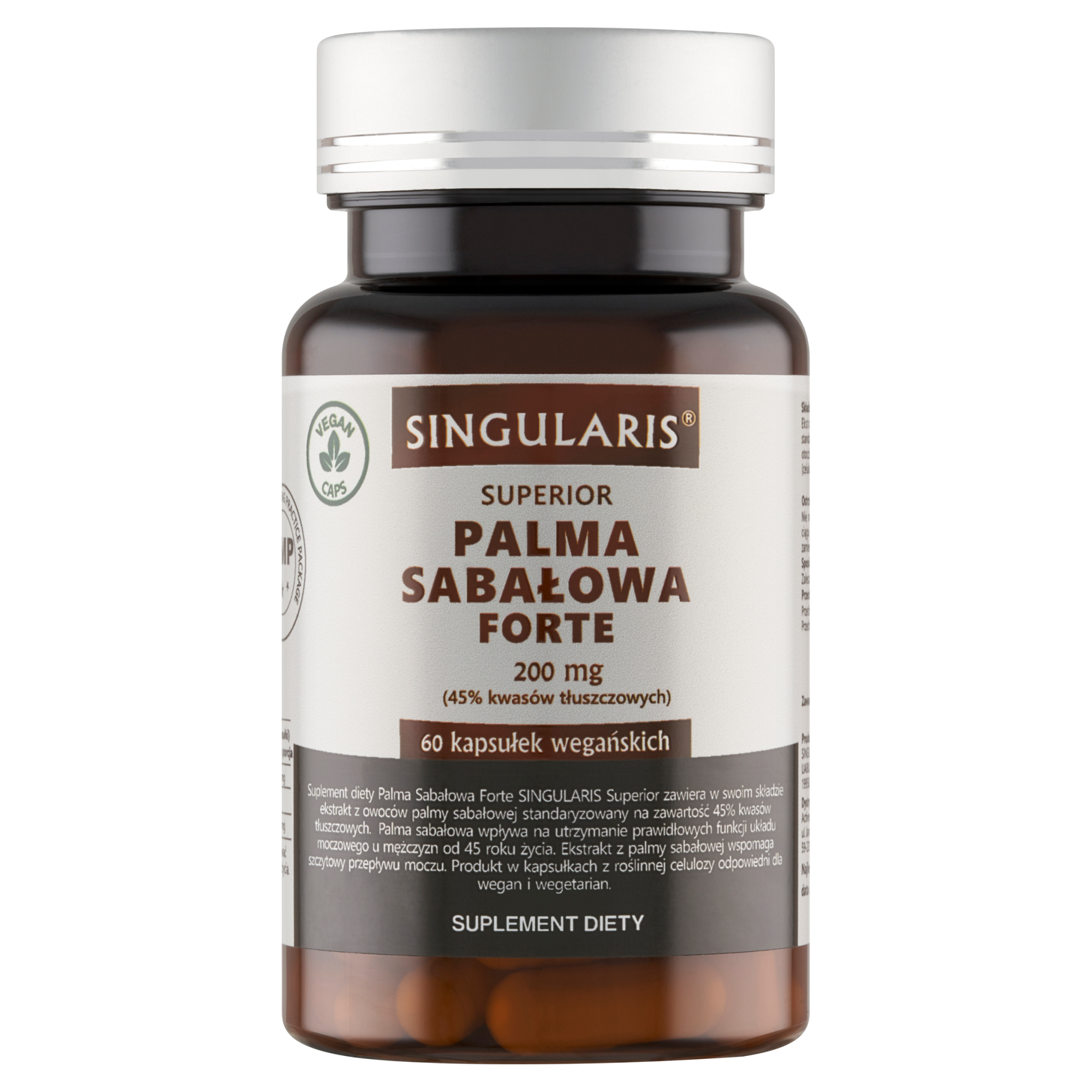 Singularis Superior, Palma Sabałowa Forte, 200 mg, kapsułki, 60 sztuk zdjęcie