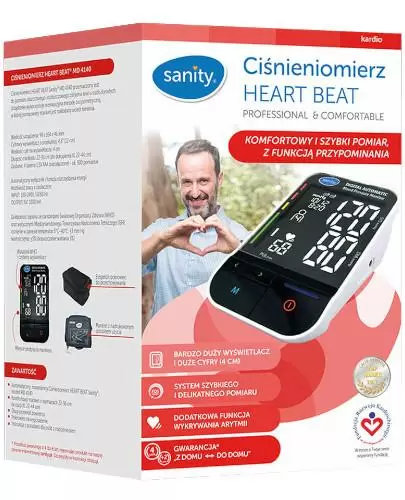 Sanity Heart Beat MD 4140 ciśnieniomierz automatyczny naramienny 1 sztuka zdjęcie