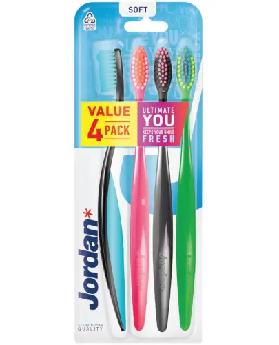Jordan Ultimate You Soft 4pack szczoteczka miękka 4 sztuki zdjęcie