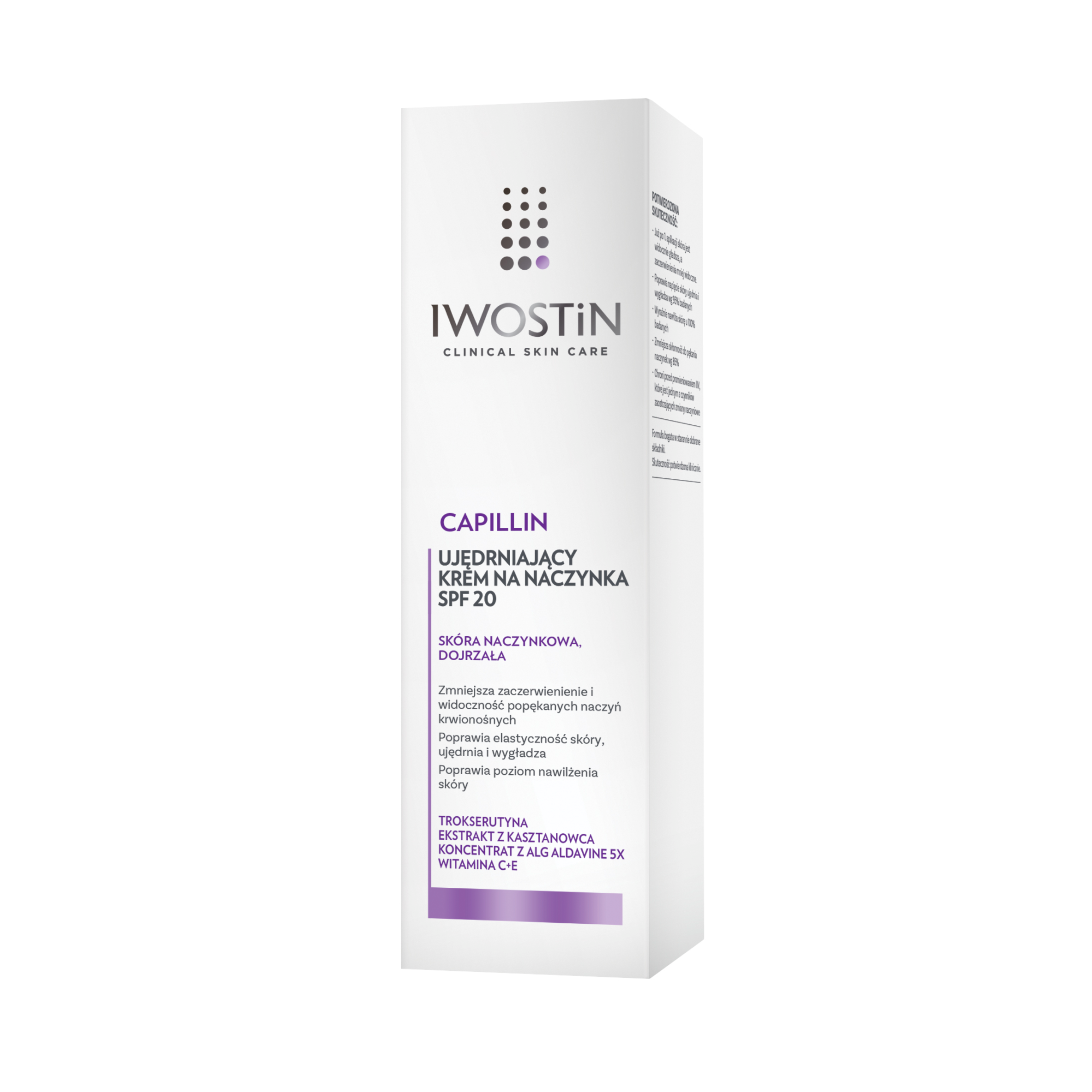 Iwostin Capillin Duo liftingujący krem na naczynka SPF20 40 ml