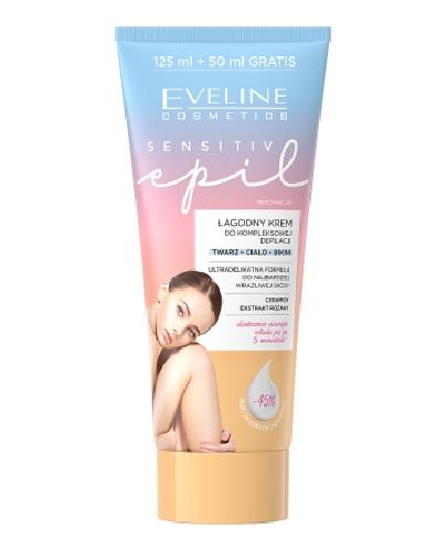 EVELINE COSMETICS Sensitive Epil Łagodny krem do kompleksowej depilacji, 175 ml zdjęcie