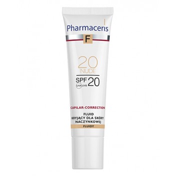 Pharmaceris F Capilar-Correction 20 Nude fluid kryjący SPF20 dla skóry naczynkowej 30 ml
