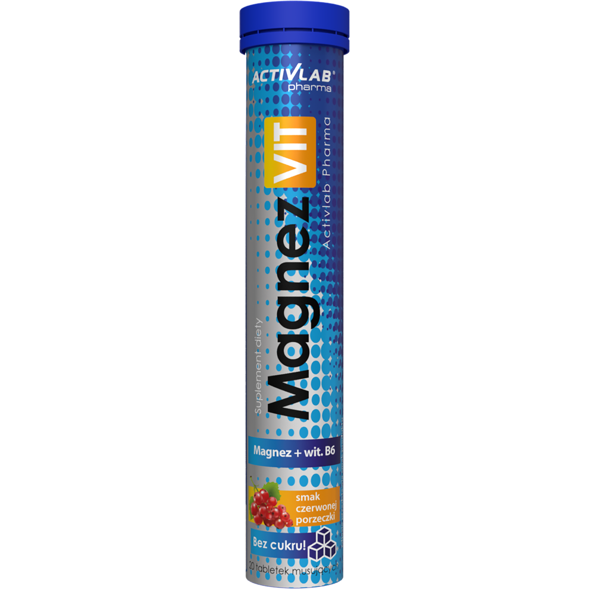 ActivLab Pharma, MagnezVit, smak czerwona porzeczka, tabletki, 20 sztuk