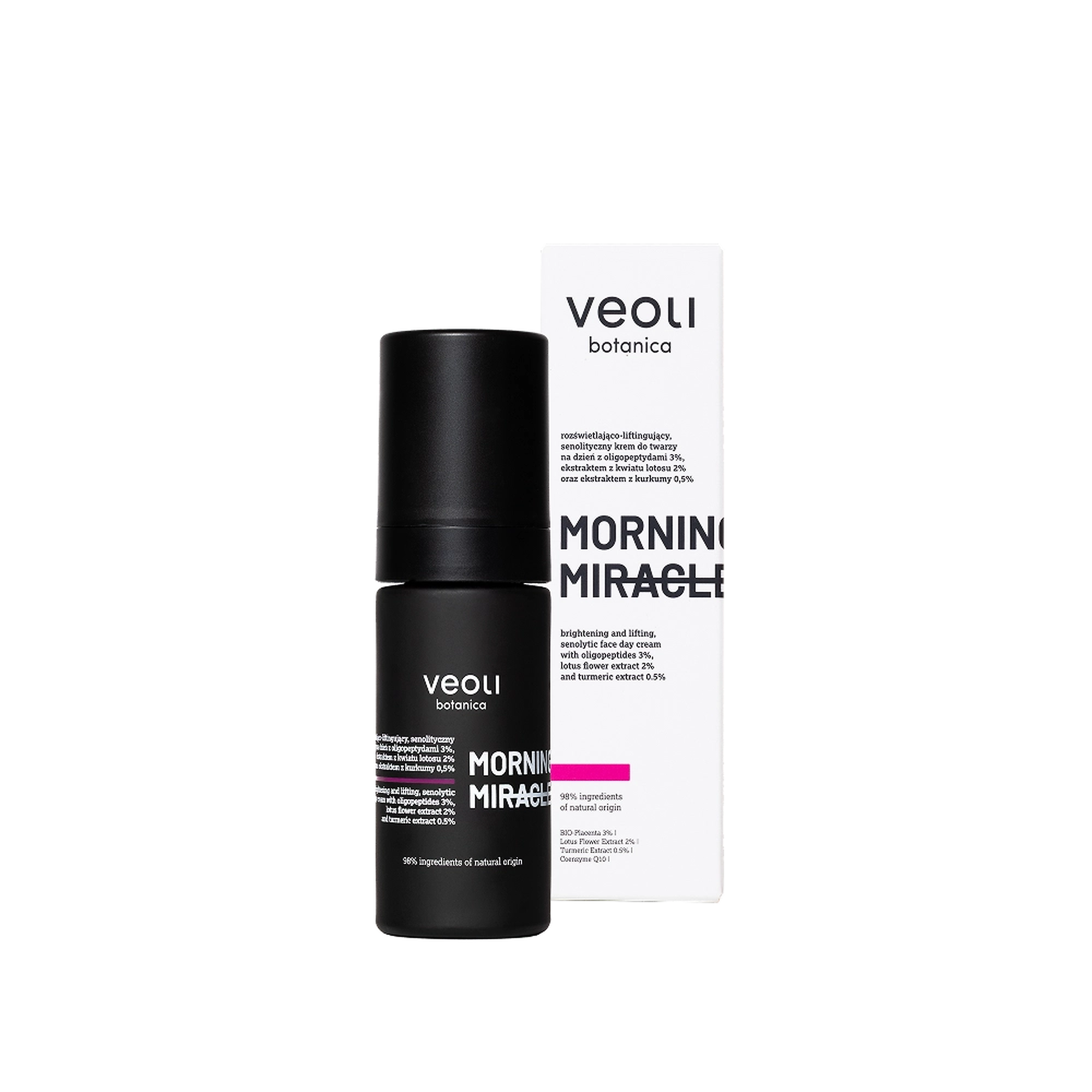 Veoli Botanica, rozświetlająco-liftingujący, senolityczny krem do twarzy na dzień, 30 ml zdjęcie