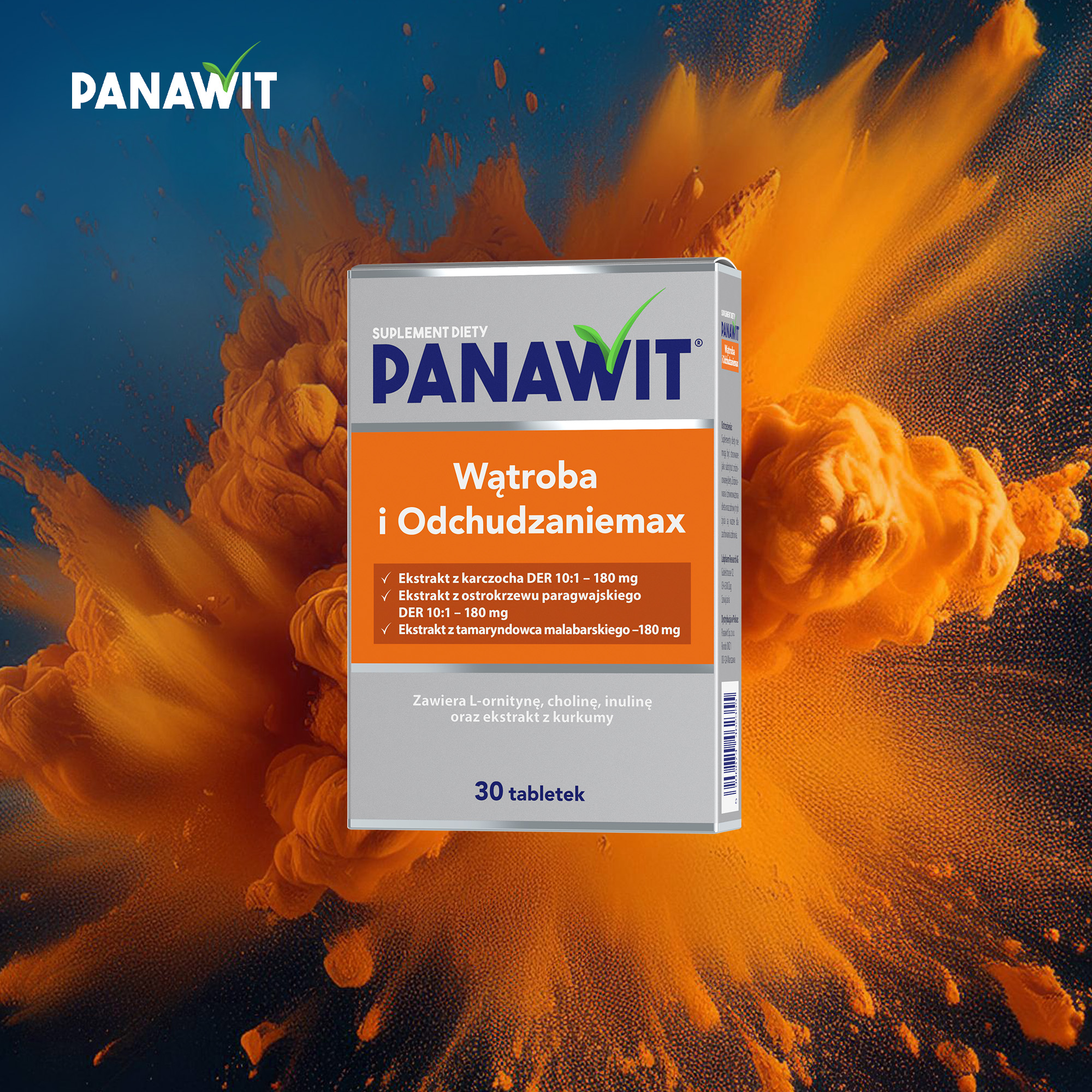 Panawit Wątroba i Odchudzaniemax, 2 x 30 tabletek