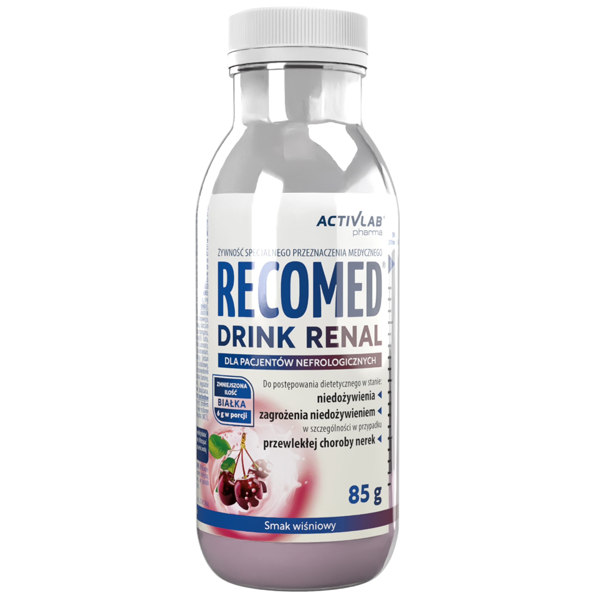 Recomed Renal Drink, wiśnia, butelka, 85 g