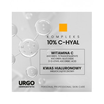 Urgo Dermoestetic C-Vitalize rewitalizująco-rozświetlający krem do twarzy, szyi i dekoltu 48 ml