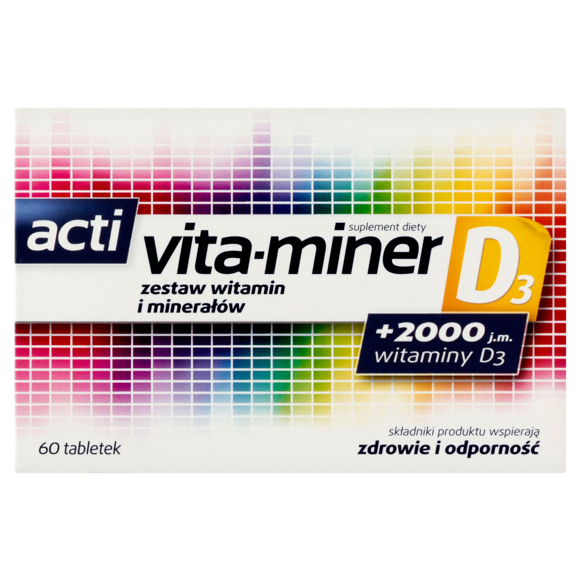 Acti Vita-miner D3, tabletki, 60 sztuk zdjęcie