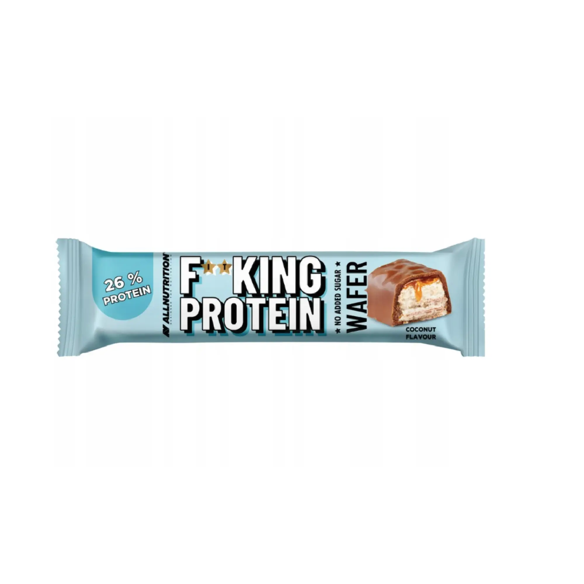 Allnutrition Fitking Protein Wafer Coconut, 37 g