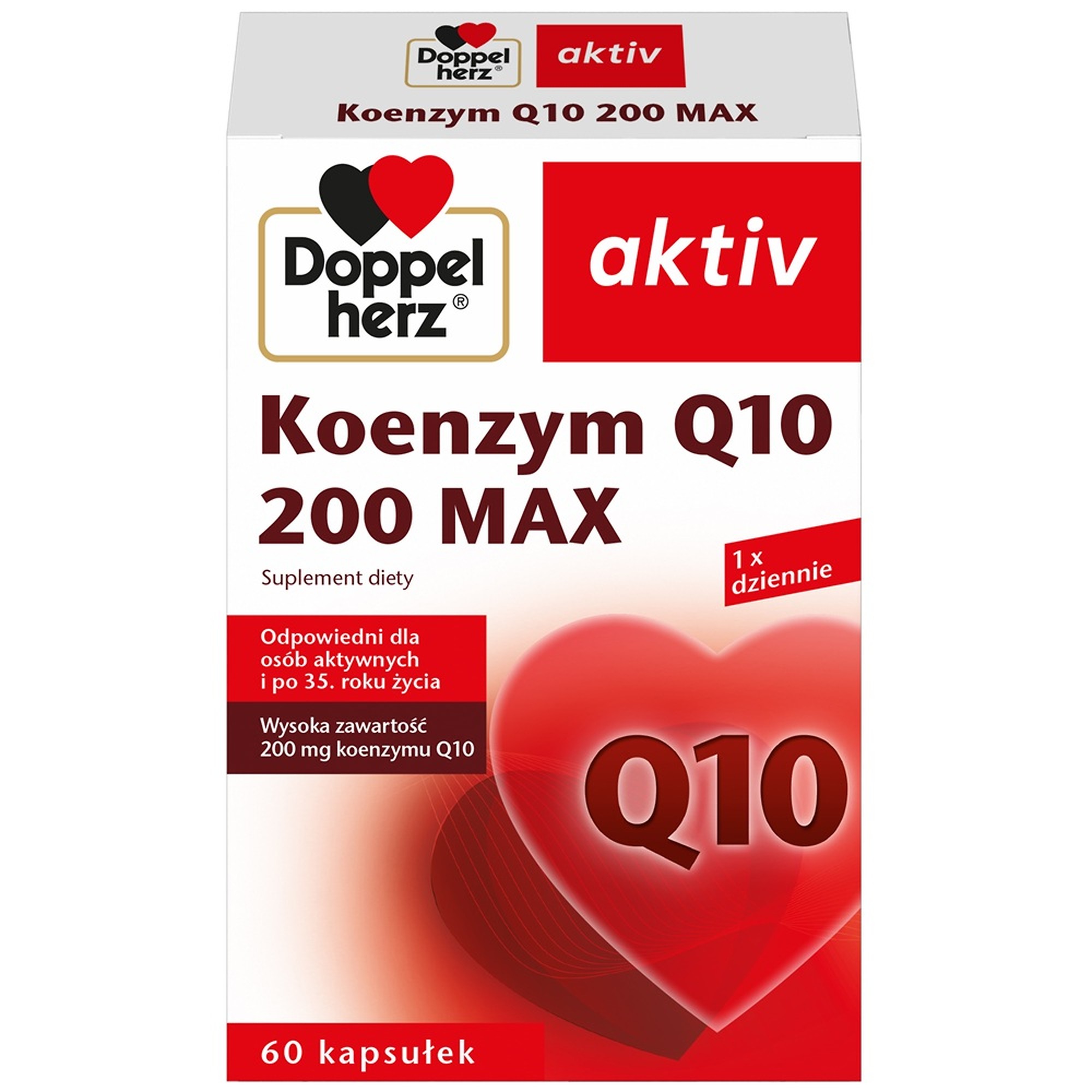 Doppelherz aktiv Koenzym Q10 200 Max, 60 kapsułek zdjęcie