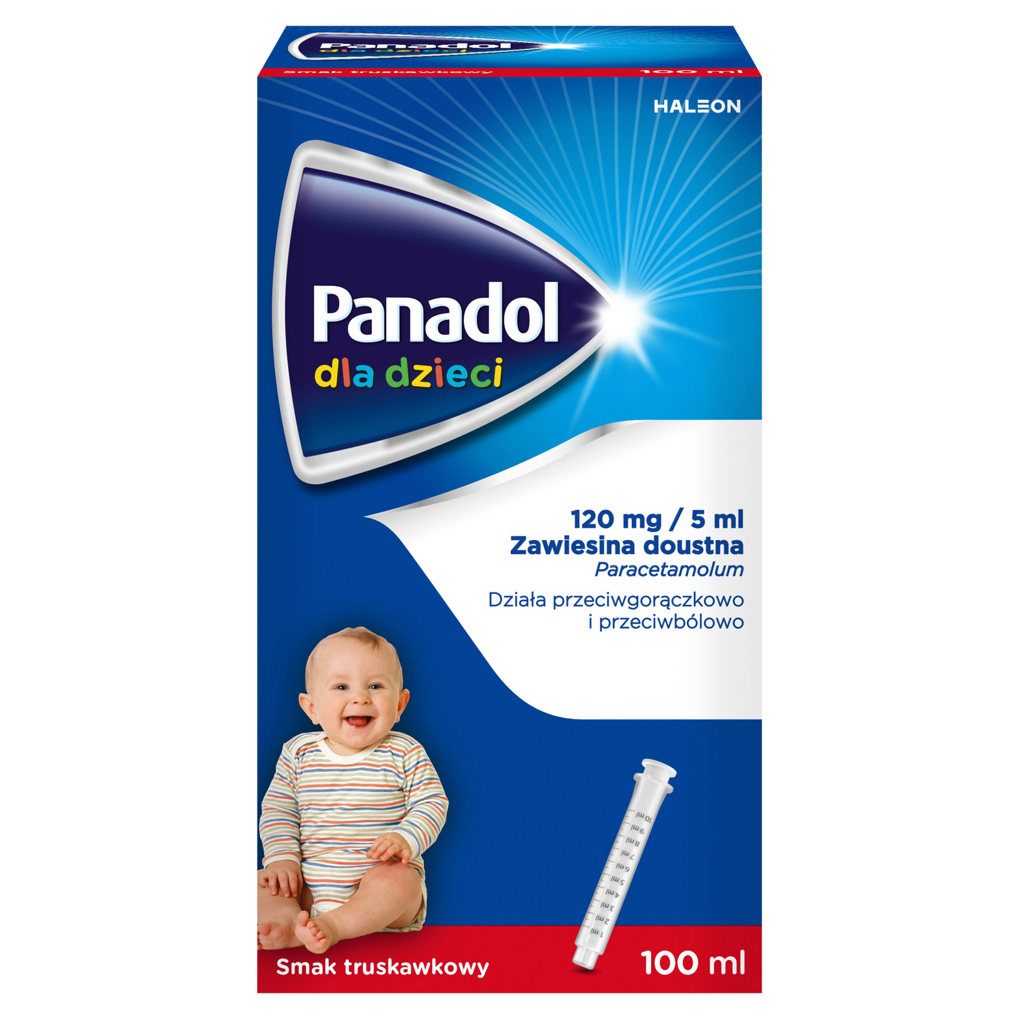 Panadol dla dzieci lek przeciwbólowy - 100 ml