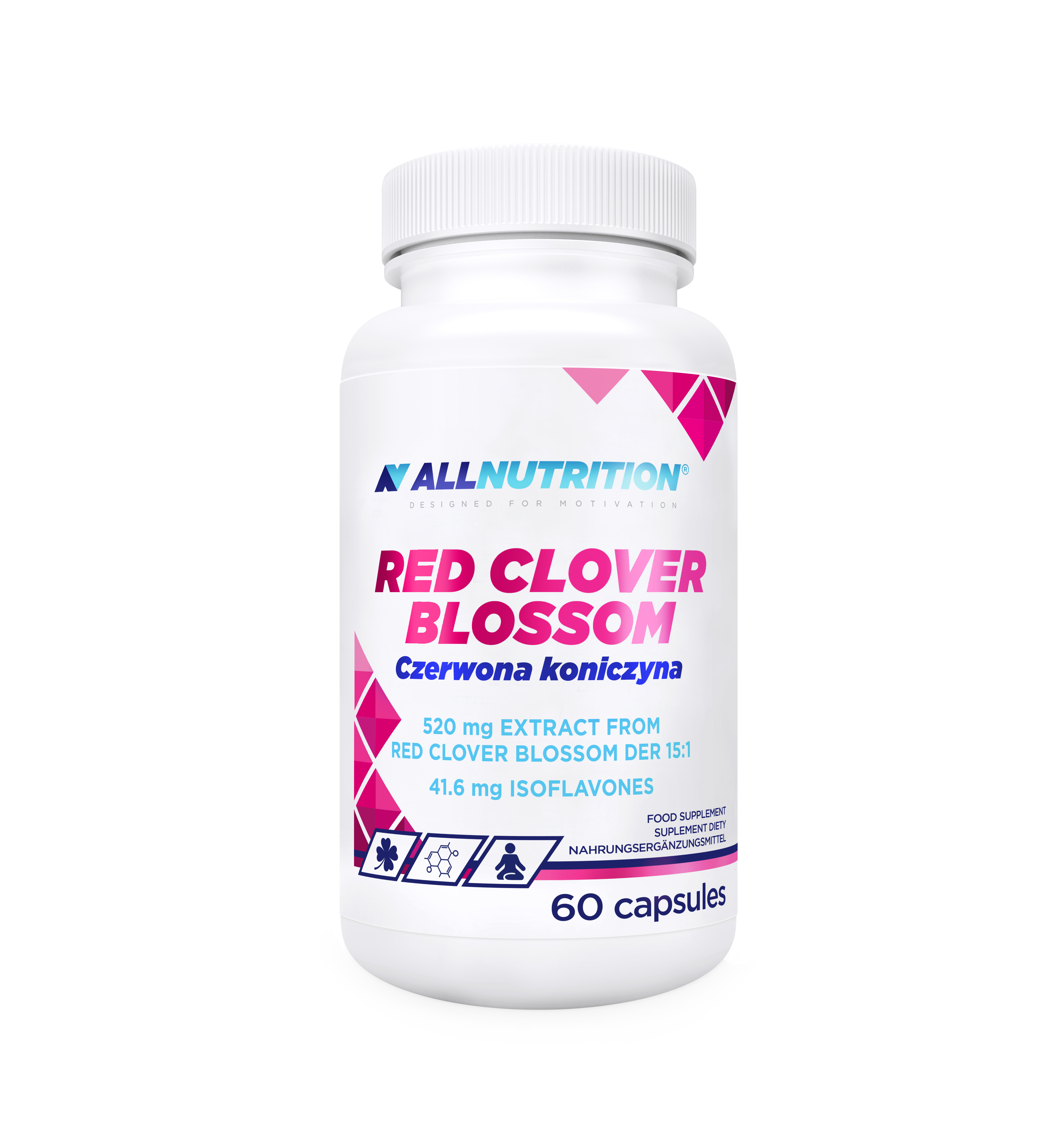 Allnutrition Red Clover Blossom Czerwona Koniczna, kapsułki, 60 sztuk zdjęcie
