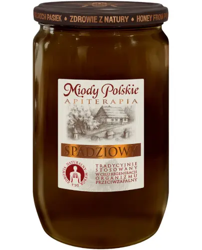 Miody Polskie miód spadziowy 950 g zdjęcie