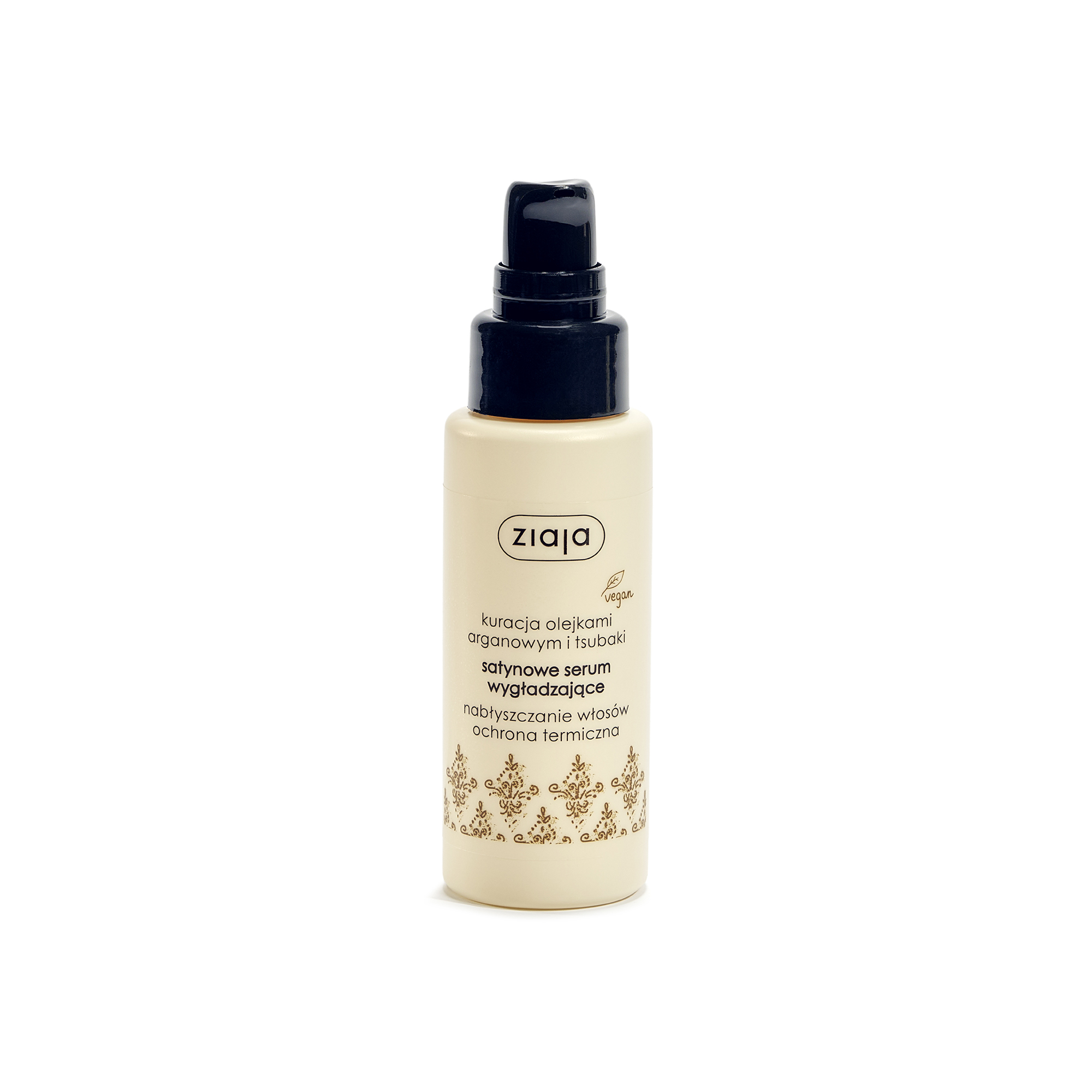 Ziaja Kuracja olejkami arganowym i tsubaki serum satynowe wygładzające włosy, 50 ml zdjęcie
