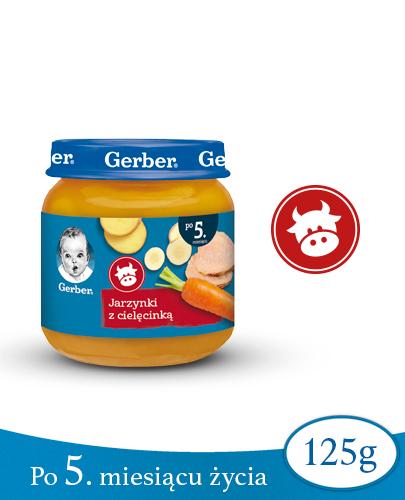 GERBER Obiadek jarzynki z cielęcinką po 5 miesiącu - 125 g zdjęcie