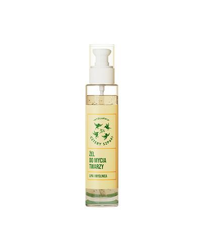 Mydlarnia Cztery Szpaki Żel do mycia twarzy Lipa i Mydlinica, 100 ml zdjęcie