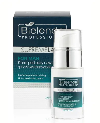 Bielenda Professional SupremeLab For Man krem pod oczy nawilżająco-przeciwzmarszczkowy 15 ml zdjęcie