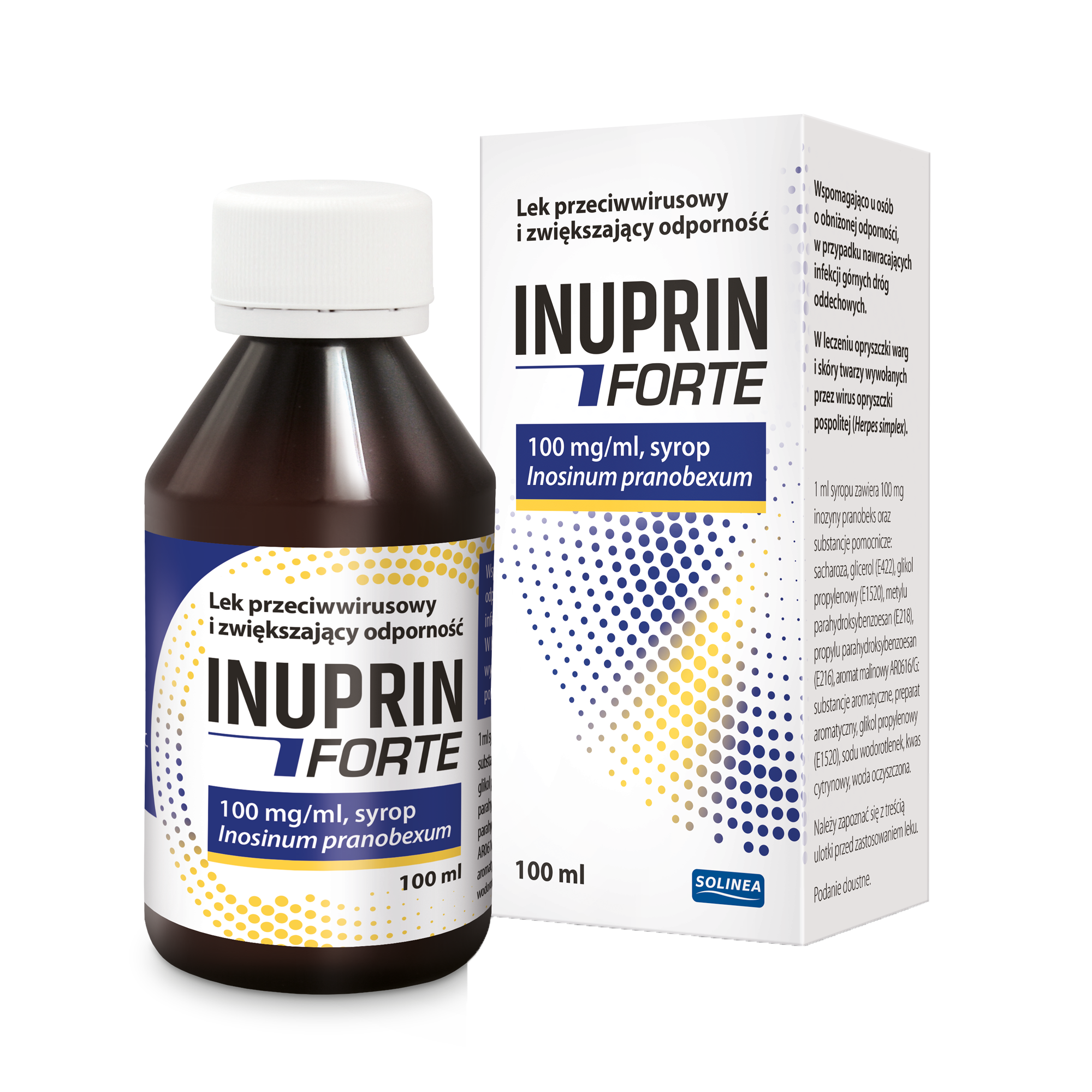 Inuprin Forte 100 mg/ml syrop 100 ml zdjęcie