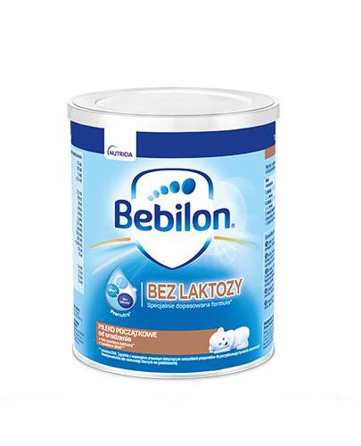 Bebilon bez laktozy, mleko początkowe dla niemowląt z nietolerancją laktozy, 400g zdjęcie